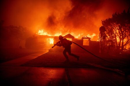 Police investigating ‘possible human cause’ behind Los Angeles wildfire – Sky News