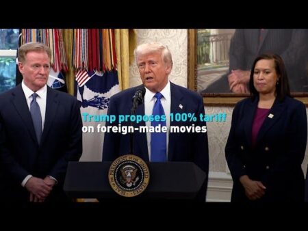 Trump orders 100% tariff on foreign-made movies to save ‘dying’ Hollywood – Reuters