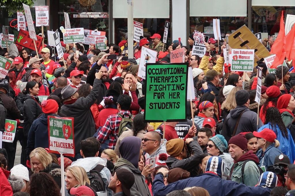 Teachers strike in Los Angeles – USA Today
