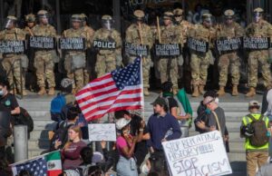 US court allows Trump to keep control of National Guard in LA – BBC