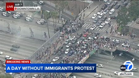 Businesses close, children skip school for ‘a day without immigrants’ protest – Los Angeles Times