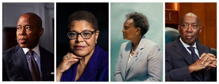Black Mayors of 4 Biggest U.S. Cities Draw Strength From One Another (Published 2023) – The New York Times