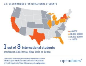 25 US universities with the most international students – Times Higher Education