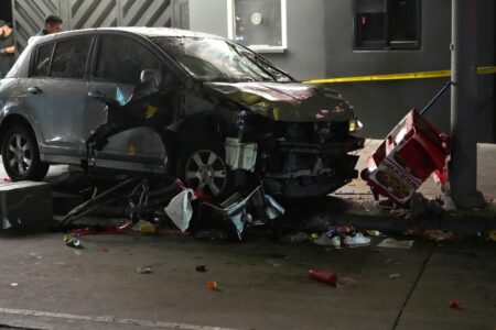 Driver Purposely Plows Car Into Crowd in L.A., Injuring at Least 30, Officials Say – The New York Times