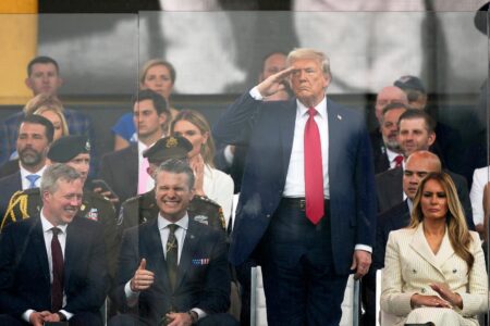 After day of nationwide protests, Trump’s military parade rolls through D.C. – Reuters