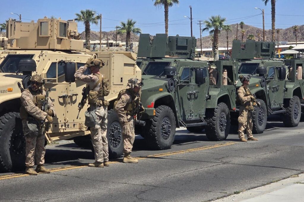 Marines to leave Los Angeles, Pentagon says – Los Angeles Times