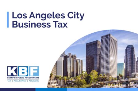Los Angeles City Business Tax annual filing due February 29 – PwC