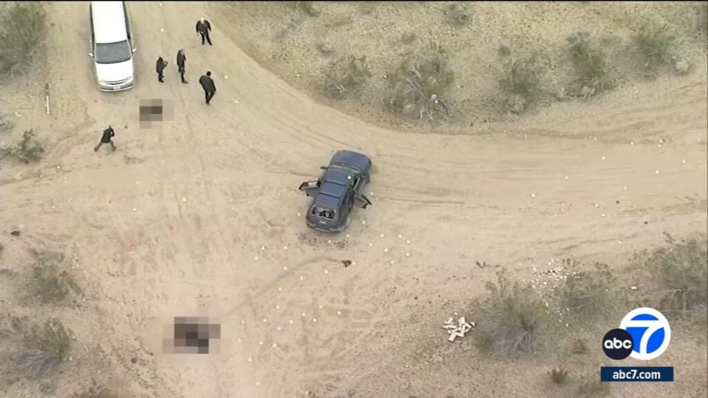 Mystery grows after three people found fatally shot in their cars in remote California desert – The Independent