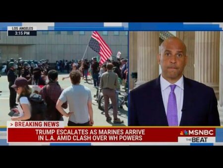 Los Angeles responds with roaring backlash to Trump’s dramatic escalation – The Guardian
