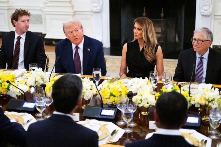 Smart business? Currying favor? Why big tech leaders are friending and funding Trump – Los Angeles Times