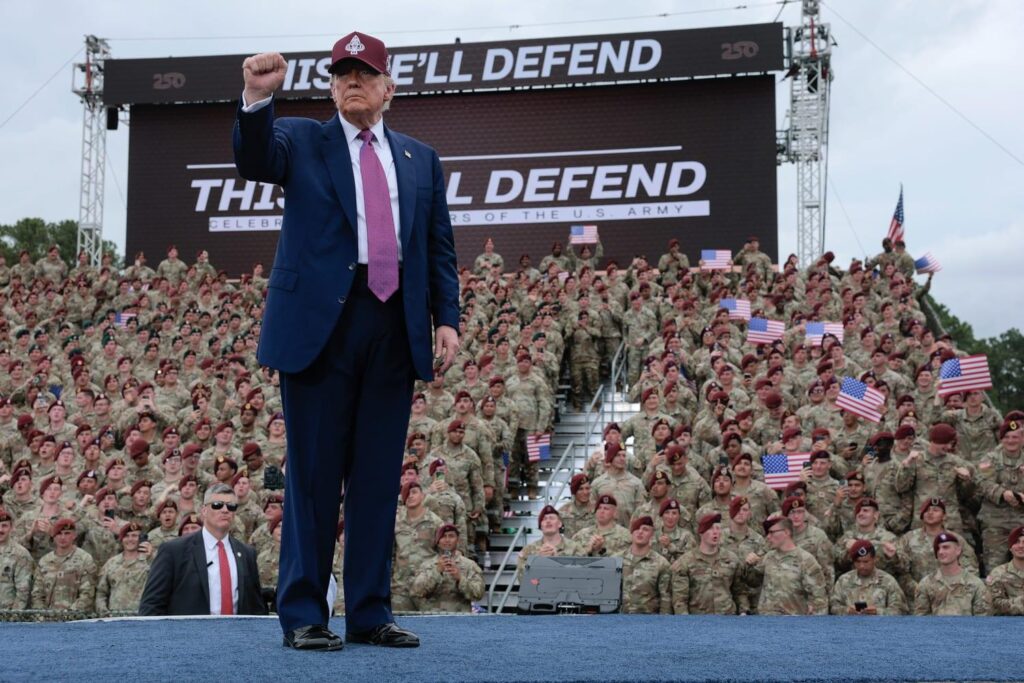 WATCH: Trump speaks at Fort Bragg while facing criticism for deploying military at Los Angeles protests – PBS